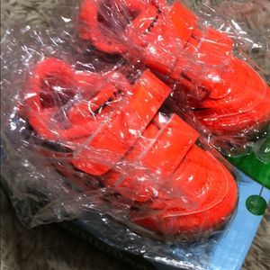 Toddler Sz 5 athletic shoe orange NWT